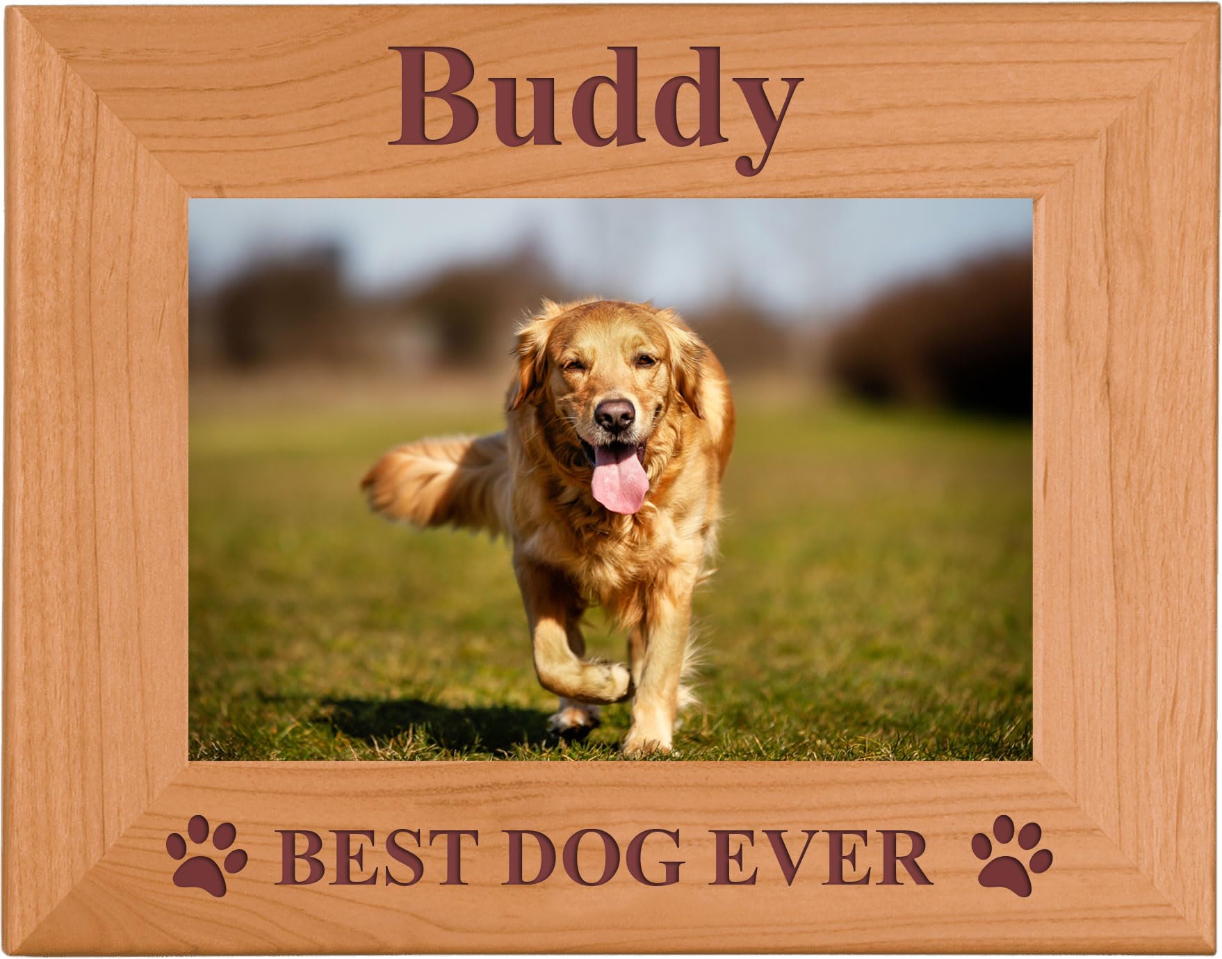 Amazon.com - CustomGiftsNow Custom Best Dog Ever - Laser Engraved
